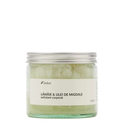Exfoliant cu lamaie si ulei de migdale, 250ml, Sabio