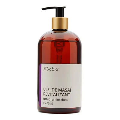 Ulei de masaj revitalizant, 236ml, Sabio