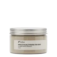 Masca faciala pentru ten gras, mixt si acneic cu Argila Fuller + Vitamina C, 250ml, Sabio