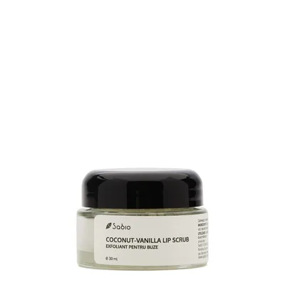 Exfoliant pentru buze Coconut-Vanilla, 30ml, Sabio