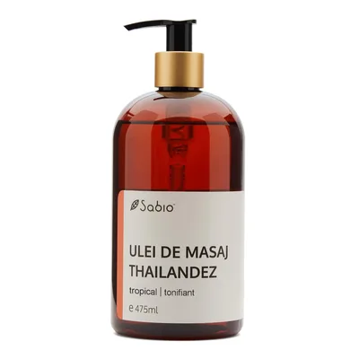Ulei de masaj thailandez, 236ml, Sabio