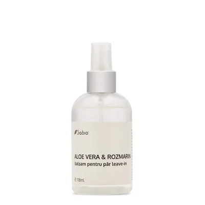 Balsam pentru par cu Aloe Vera si Rozmarin Leave-In, 118ml, Sabio