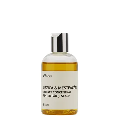 Extract concentrat pentru par si scalp cu Urzica si Mesteacan, 118ml, Sabio