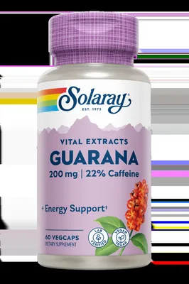 Guarana Solaray, 60 capsule vegetale, Secom