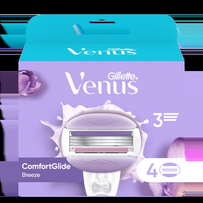 Set rezerve aparat de ras Venus ComfortGlide Breeze, 4 bucati, Gillette