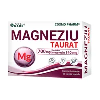 Magneziu Taurat, 30 capsule vegetale, Cosmopharm
