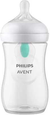 Biberon anticolici bebelusi 3 - 6 luni Natural Response AirFree vent SCY673/01, 260ml, Philips Avent