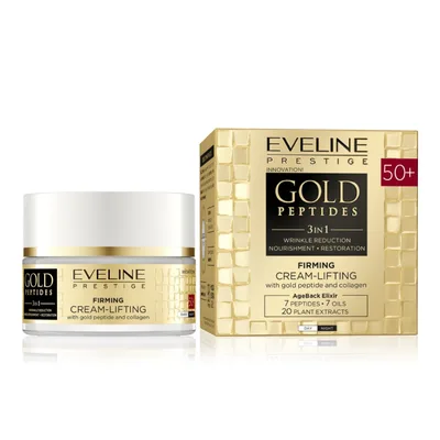 Crema pentru fata anti-rid 50+ cu peptide, 50ml, Eveline Cosmetics