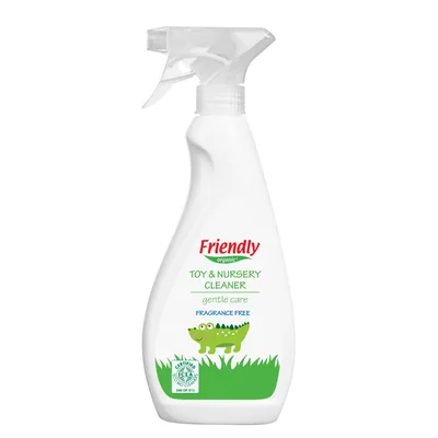 Detergent spray pentru jucarii si suprafete, 650ml, Friendly Organic