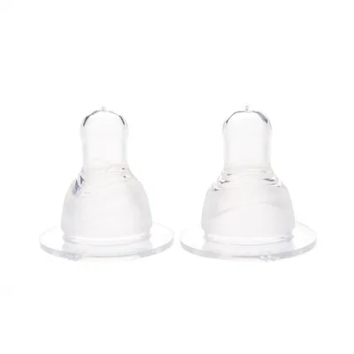 Tetina din silicon super fin 6 luni+ Baby, 2 bucati, Minut