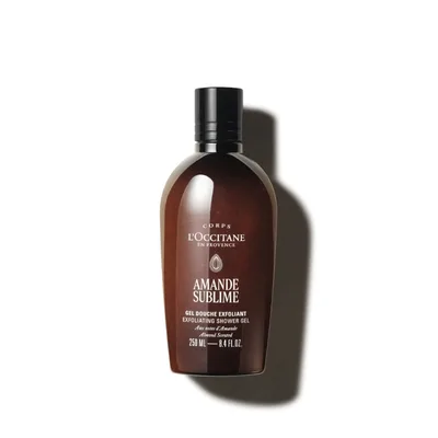Gel de dus exfoliant Almond, 250ml, L'Occitane