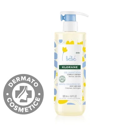 Gel de curatare pentru bebelusi cu Galbenele Bio de la nastere, 500ml, Klorane Bebe