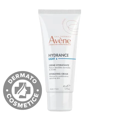 Crema hidratanta pentru ten normal-mixt Hydrance Legere, 40ml, Avene
