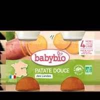 Piure de cartofi dulci 4+ luni Bio, 2 x 130g, BabyBio