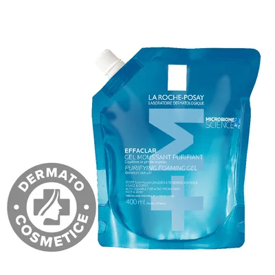 Rezerva gel spumant purifiant +M Effaclar, 400ml, La Roche-Posay