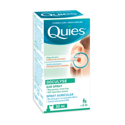 Spray auricular pentru eliminarea dopurilor de ceara Doculyse, 30ml, Quies