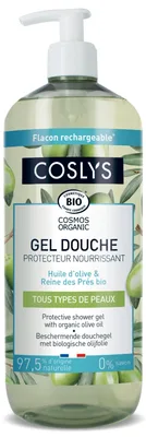 Gel de dus bio protector cu pH neutru cu ulei de masline, 1000ml, Coslys