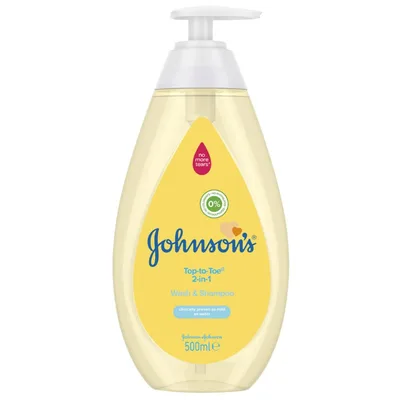 Lotiune de spalare si sampon 2 in 1 Johnson's Baby Top-to-Toe, 500ml, Johnson&Johnson