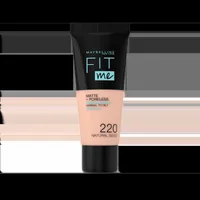 Fond de ten Matte & Poreless 220 Natural Beige Fit Me, 30ml, Maybelline