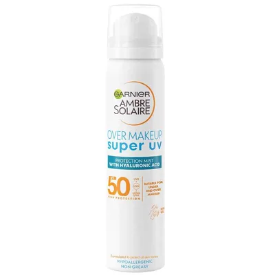 Spray pentru fata Ambre Solaire Over Makeup SPF50+, 75ml, Garnier