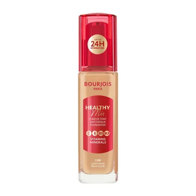 Fond de ten Healthy Mix 53W Light Beige, 30ml, Bourjois