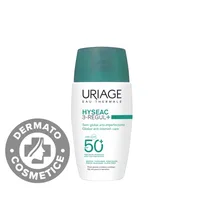 Crema pentru tenul predispus la acnee cu protectie solara SPF50+ Hyseac 3-Regul+, 50ml, Uriage