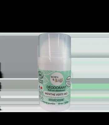 Deodorant bio roll-on cu menta verde, 50ml, Born to Bio
