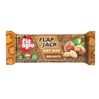 Baton de ovaz cu nuci Flapjack, 80g, FitSpo