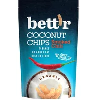 Chips de cocos cu chilli fara gluten Bio, 70g, Bettr