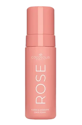 Spuma de curatare pentru fata Rose Clean & Hydrate, 150ml, Cocosolis