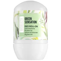 Deodorant natural cu piatra de alaun pentru femei Green Tea Sensation, 20ml, Biobaza