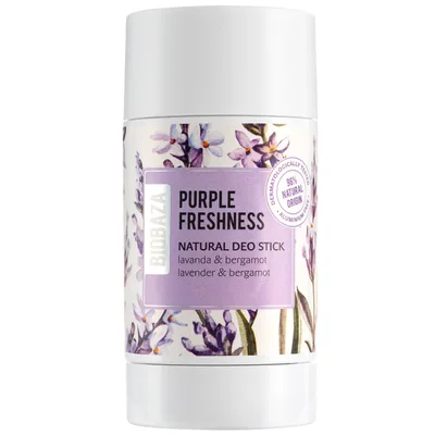 Deodorant stick natural fara aluminiu cu lavanda si bergamota Purple Freshness, 50ml, Biobaza