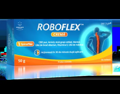 Crema pentru articulatii si sistemul osos Roboflex, 50g, Good Days Therapy