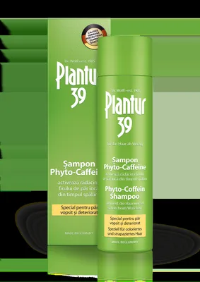 Sampon pentru par vopsit si deteriorat Plantur 39 Phyto-Caffeine, 250ml, Plantur