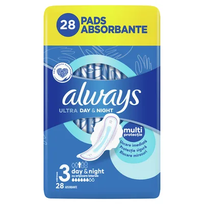 Absorbante Ultra Night, 12 bucati, Always