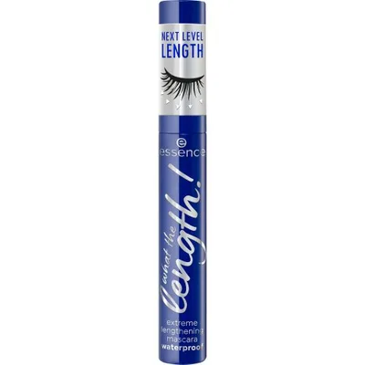 Mascara rezistenta la apa cu efect de alungire What the Length!, 10ml, Essence