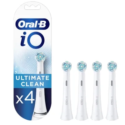 Rezerve periuta de dinti electrica iO Ultimate Clean Alb, 2 bucati, Oral-B