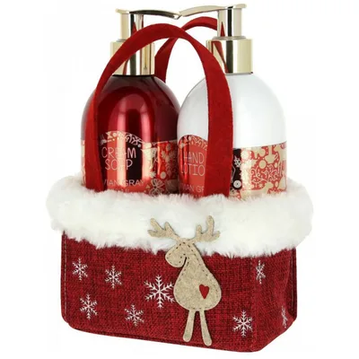 Set Red X-Mas Sapun lichid 250ml + Lotiune de maini 250ml, Vivian Gray
