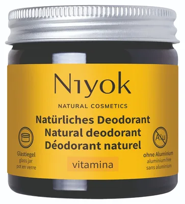 Deodorant crema 100% natural Vitamina, 40ml, Niyok