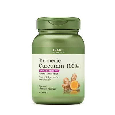 Turmeric Curcumin 1000 mg Extra strenght Herbal Plus, 60 tablete, GNC
