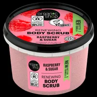 Scrub de corp cu zahar si zmeura Raspberry Cream, 250ml, Organic Shop