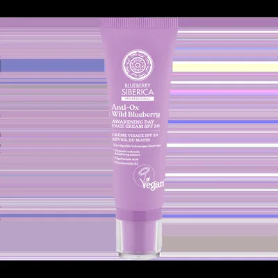 Crema de zi antioxidanta pentru fata cu afine SPF20, 50ml, Natura Siberica
