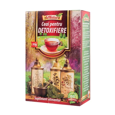 Ceai pentru detoxifiere, 20 plicuri, AdNatura