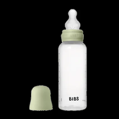Set complet biberon anticolici din silicon PP fara BPA Sage, 270ml, Bibs