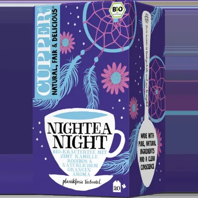 Ceai infuzie Noapte Buna Eco, 40g, Cupper