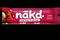 Baton cu zmeura raw vegan, 35g, Nakd
