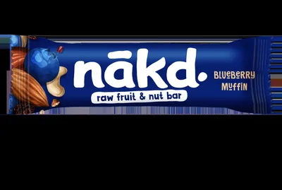 Baton briosa cu afine raw vegan, 35g, Nakd