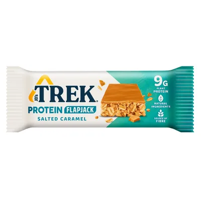 Baton cu aroma de caramel sarat si proteine, 50g, Trek