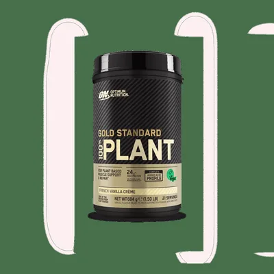Proteine vegetale Gold Standard 100% Plant cu aroma de vanilie, 684g, Optimum Nutrition