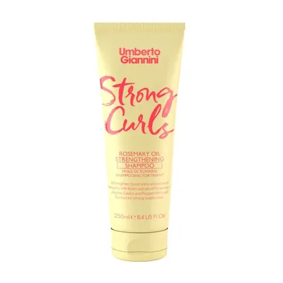 Sampon fortifiant cu ulei de Rozmarin pentru parul cret Strong Curls, 250ml, Umberto Giannini